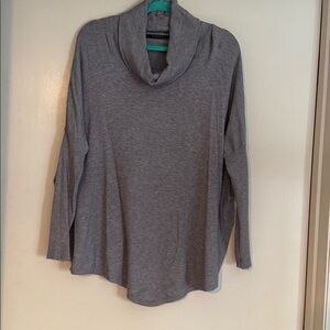Cyrus Gray Cowl Neck Sweater